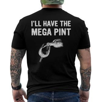 Ill Have The Mega Pint Apparel Men's Back Print T-shirt | Mazezy