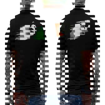 Ireland Flag Jersey Ireland Soccer Team Ireland Men's Crewneck Short Sleeve Back Print T-shirt | Mazezy