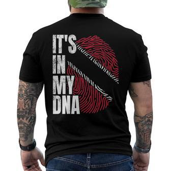 Its In My Dna Trinidad And Tobago Black History Month Men's Back Print T-shirt | Mazezy