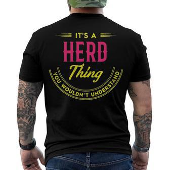 Its A Herd Thing You Wouldnt Understand Herd Men's T-Shirt Back Print - Seseable
