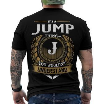 Its A Jump Thing You Wouldnt Understand Name Men's T-shirt Back Print - Seseable