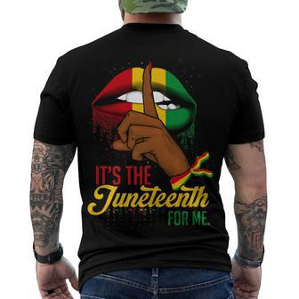 Its The Juneteenth For Me Free-Ish Since 1865 Independence Men's T-shirt Back Print - Seseable