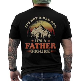 Mens Its Not A Dad Bod Its A Father Figure Mountain Men's Back Print T-shirt | Mazezy