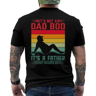 Mens Its Not A Dad Bod Its A Father Figure Tee For Dad Bod Men's Back Print T-shirt | Mazezy