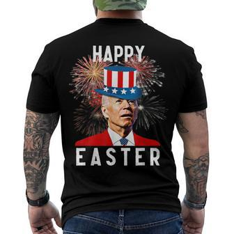 Joe Biden Happy Easter For 4Th Of July Men's T-shirt Back Print - Seseable