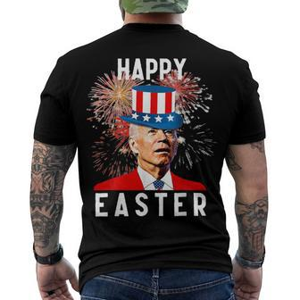 Joe Biden Happy Easter For Funny 4Th Of July Men's Crewneck Short Sleeve Back Print T-shirt - Monsterry