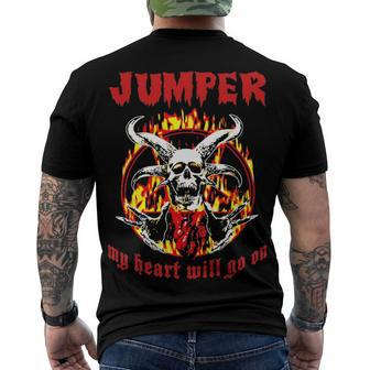 Jumper Name Jumper Name Halloween Men's T-Shirt Back Print - Seseable