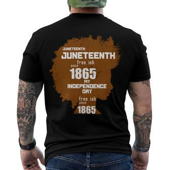 Juneteenth Woman Tshirt Men's Crewneck Short Sleeve Back Print T-shirt - Monsterry AU