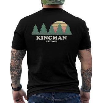 Kingman Az Vintage Throwback Tee Retro 70S Men's Back Print T-shirt | Mazezy