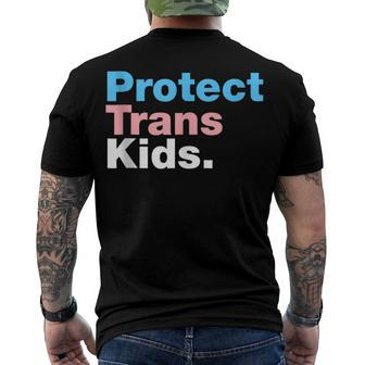 Lgbt Support Protect Trans Kid Lgbt Pride V2 Men's Back Print T-shirt | Mazezy