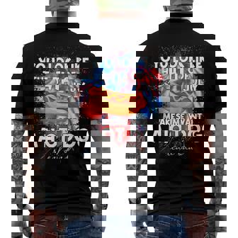 You Look Like 4Th Of July Makes Me Want A Hot Dog Real Bad V6 Men's T-shirt Back Print - Seseable