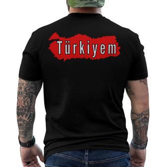 M Turkey Flag Futball Turkish Soccer 9 Shirt Men's Crewneck Short Sleeve Back Print T-shirt | Favorety DE