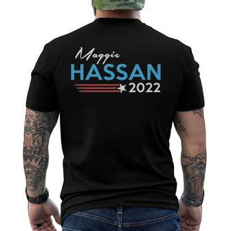 Maggie Hassan Senate 2022 Campaign New Hampshire Men's Back Print T-shirt | Mazezy