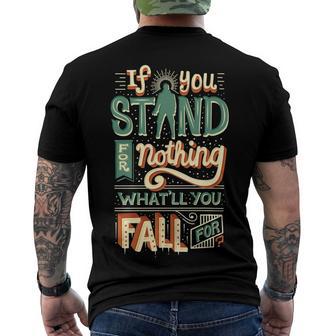 Make A Stand 477 Trending Shirt Men's Crewneck Short Sleeve Back Print T-shirt | Favorety