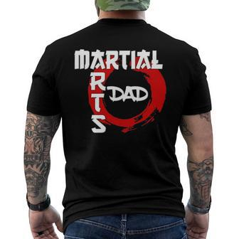 Martial Arts Dad Idea Fathers Day Grandpa Men's Back Print T-shirt | Mazezy