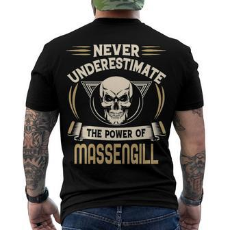 Massengill Name Never Underestimate The Power Of Massengill Men's T-Shirt Back Print - Seseable