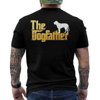 Mastiff - Mastiff The Dogfather Men's Back Print T-shirt | Mazezy