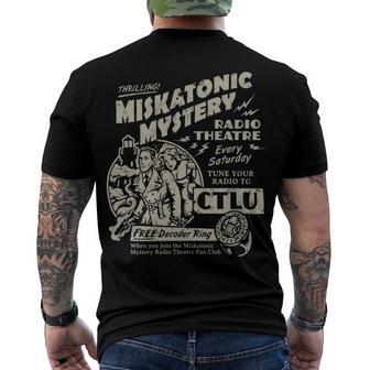 Miskatonic Mystery Radio Theatre 145 Trending Shirt Men's Crewneck Short Sleeve Back Print T-shirt | Favorety CA