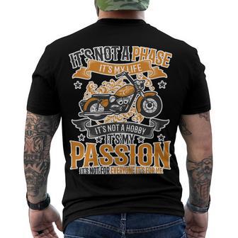 Motorcycle Passion Biker Cute Dreaming 488 Shirt Men's Crewneck Short Sleeve Back Print T-shirt | Favorety AU