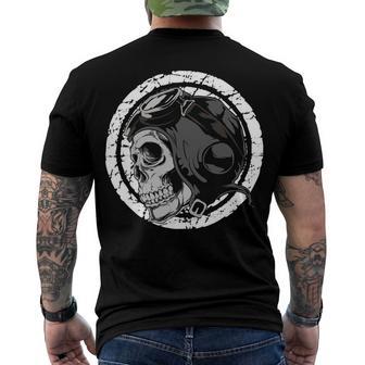 Motorcycle Skull With Helmet Dreaming 472 Shirt Men's Crewneck Short Sleeve Back Print T-shirt | Favorety AU