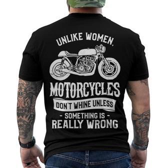 Motorcycles Dont Whine Unless 468 Shirt Men's Crewneck Short Sleeve Back Print T-shirt | Favorety AU