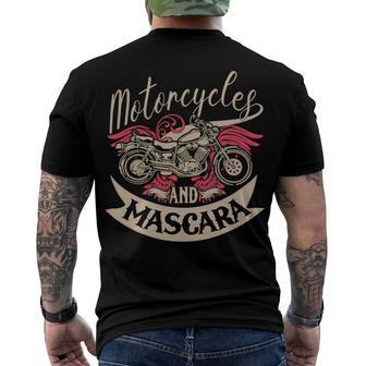 Motorcycles Mascara Moped Chopper 463 Shirt Men's Crewneck Short Sleeve Back Print T-shirt | Favorety