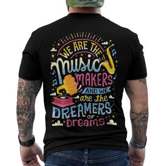 Music Makers And Dreamers 284 Trending Shirt Men's Crewneck Short Sleeve Back Print T-shirt | Favorety UK