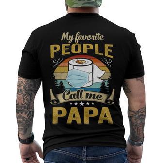 My Favorite People Call Me Papa 529 Trending Shirt Men's Crewneck Short Sleeve Back Print T-shirt | Favorety UK