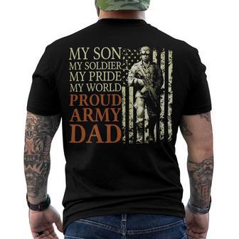 My Son My Soldier My Pride My World 696 Shirt Men's Crewneck Short Sleeve Back Print T-shirt | Favorety DE