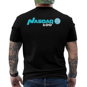 Nasdaq 100 Companies Men's Back Print T-shirt | Mazezy