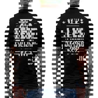 Mens Im Not Sleeping Im Just Resting My Eyes Dad Fathers Day Men's T-shirt Back Print | Seseable UK