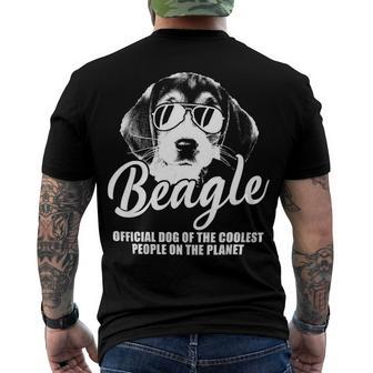 Official Dog Of The Coolest People 137 Beagle Dog Men's T-shirt Back Print - Seseable