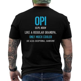 Opi Like A Regular Definition Much Cooler Men's Back Print T-shirt | Mazezy