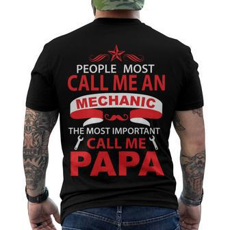People Most Call Me An Men's Crewneck Short Sleeve Back Print T-shirt - Monsterry AU