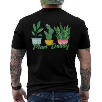 Mens Plant Daddy Gardening Men's Back Print T-shirt | Mazezy