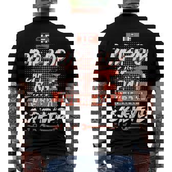 Poppop Grandpa If Poppop Cant Fix It Were All Screwed Men's T-Shirt Back Print | Seseable CA
