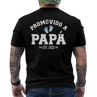 Promovido A Papá 2022 Ver2 Men's Back Print T-shirt | Mazezy