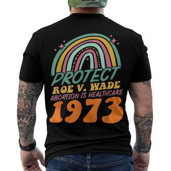 Protect Roe V Wade 1973 Abortion Is Healthcare Men's Back Print T-shirt | Mazezy
