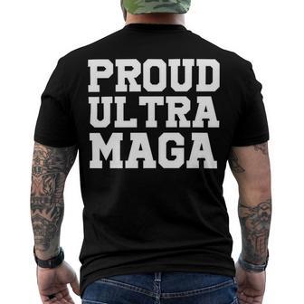 Proud Ultra Maga V10 Men's Crewneck Short Sleeve Back Print T-shirt | Favorety