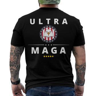 Proud Ultra Maga V12 Men's Crewneck Short Sleeve Back Print T-shirt | Favorety