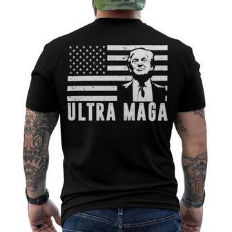 Proud Ultra Maga V13 Men's Crewneck Short Sleeve Back Print T-shirt | Favorety