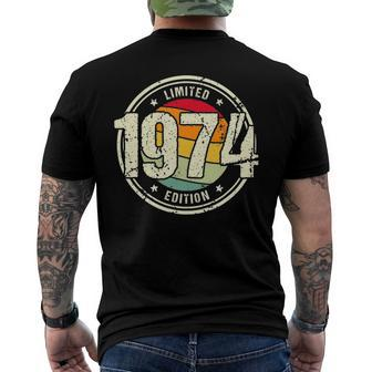 Retro 48 Years Old Vintage 1974 Limited Edition 48Th Birthday Men's Back Print T-shirt | Mazezy DE