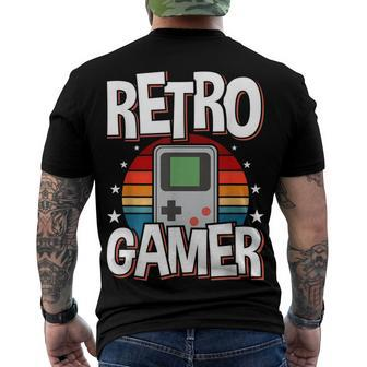 Retro Gaming Video Gamer Gaming Men's T-shirt Back Print - Seseable