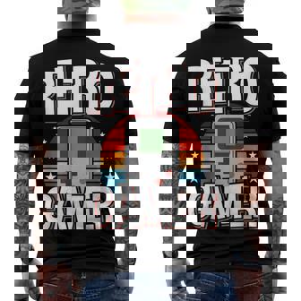 Retro Gaming Video Gamer Gaming Men's T-shirt Back Print | Seseable CA