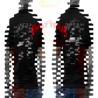 Samoan Swat Team Faces Sport Lover Men's Back Print T-shirt | Mazezy