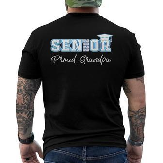 Senior 2022 Proud Grandpa Family Senior 2022 Granddad Men's Back Print T-shirt | Mazezy
