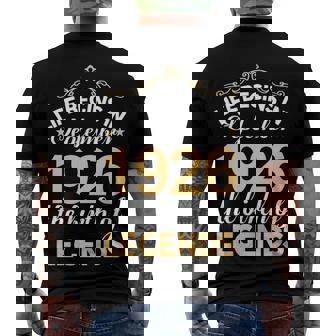 September 1926 Birthday Life Begins In September 1926 V2 Men's T-Shirt Back Print | Seseable CA