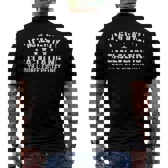 Im Silently Calculating Your Life Expectancy Actuary Men's Back Print T-shirt | Mazezy