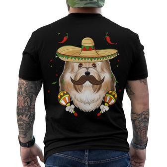 Sombrero Dog I Cinco De Mayo Havanese Men's Crewneck Short Sleeve Back Print T-shirt - Monsterry