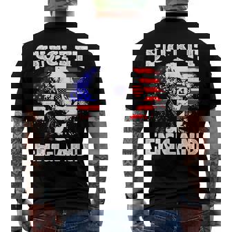 Suck It England 4Th Of July Flag Patriotic Men's T-shirt Back Print - Seseable